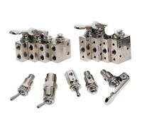 Valvola meccanica pneumatica TAC2-31V 3P 3S 4V 4P Valvola di commutazione a pulsante pneumatica 1 pz(TAC-3P-34T)