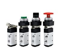 Valvola meccanica, valvola manuale, valvola di controllo del cilindro, rullo, interruttore pneumatico MSV86522 a 2 posizioni e 5 vie(Msv86522-lb,10mm joint)