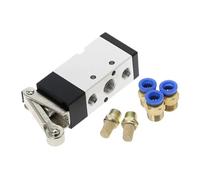 Valvola meccanica Valvola meccanica a rotella M.V-09 con leva a rullo, 2 posizioni, 5 vie, ingresso aria, uscita MV522R, scarico 1/4"(MV-09-PC 6mm)