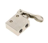 Valvola meccanica Valvola meccanica TAC2-31P 1/8" Filettatura 2 posizioni 3 vie Leva di ritorno a molla Interruttore pneumatico pneumatico con raccordi silenziatore(TAC2-31P)