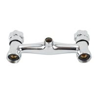 Valvola miscelatore doccia doppia uscita bagno 1/2 pollice interfaccia acqua cro