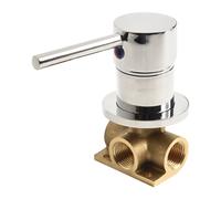 Valvola miscelatore manuale da parete singola leva finitura cromata parole chiav