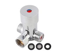 Valvola miscelatrice acqua calda e fredda G1/2, adattatore for rubinetto miscelatore doccia con controllo della temperatura regolabile for uso in bagno