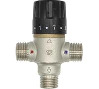 Valvola miscelatrice in ottone for controllo miscelatore temperatura solare - termostatico for rubinetto del bagno DN15 DN20 DN25