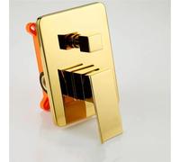 Valvola miscelatrice per rubinetto doccia, 1-2-3 modi, valvola nascosta, montaggio a parete, struttura in ottone, facile da installare, perfetta per bagni moderni.