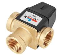 Valvola Miscelatrice Termostatica a 3 Vie, Connessione Filettatura Femmina DN20 Controllo della Temperatura in Ottone Rubinetto Miscelatore Doccia per Raccordi per Tubi Scaldabagno