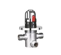 Valvola miscelatrice termostatica in ottone DN15 da 1/2 "pollici scaldabagno solare Regola la temperatura dell'acqua di miscelazione Miscelatore termostatico