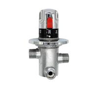 Valvola miscelatrice termostatica in ottone Valvola for scaldabagno solare Regola la temperatura dell'acqua miscelata Miscelatore termostatico