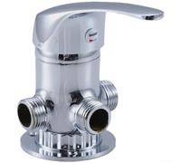 Valvola Miscelatrice Termostatica per solare in Ottone per Riscaldatori - Controllo Temperatura Acqua Calda Fredda 90°C Rubinetto per doccia Lavabo Bidet 11x8x8cm(B)