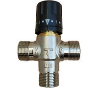 Valvola Miscelatrice Termostatica Regolabile 20-65°C in Ottone Cromo plus, DN20