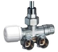 VALVOLA MONO-BITUBO TERMOSTATIZZABILE SQUADRA DX C/BOCCHETTONE (FAR) Diam. 1/2 F