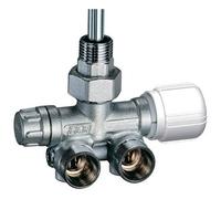VALVOLA MONO-BITUBO TERMOSTATIZZABILE SQUADRA SX C/BOCCHETTONE Diam 1/2