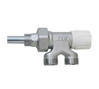 VALVOLA MONOTUBO CON BOCCHETTONE FAR Diam 1/2 x 12 Collettori Raccordi Valvole