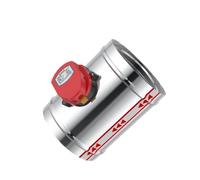 Valvola motorizzata per condotti dell'aria Valvola di ritegno motorizzata elettrica con serranda in acciaio inox 201 for tubi da 3/4/5/6/8 pollici 80/100/125/150/200/250 mm 220 V 12 V 24 V(63mm,12VDC)