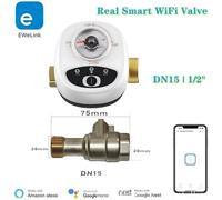 Valvola Motorizzata Smart WiFi per Acqua Compatibile con App Ewelink di Sonoff