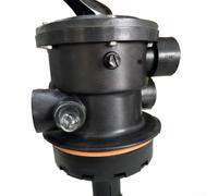 Valvola multiporta per Hayward SP0714T per VariFlo montaggio superiore con maniglia a leva e vetro di mira per un migliore controllo del flusso d'acqua del filtro a sabbia