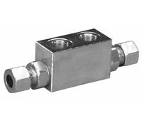 Valvola Oleodinamica Ama 1/4" Doppio Effetto Made in Italy