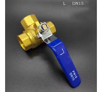 Valvola Ottone 3 Vie per Acqua Olio Gas Struttura Fissa Foro per Uso Lungo Termi