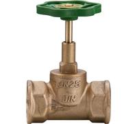 Valvola passante, senza svuotamento 3/4" IG x 3/4" IG, mandrino crescente