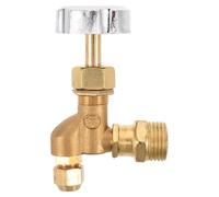 Valvola per Bruciatore Gas Controllo Manuale, 1 Pezzo | Metallo, Nucleo Curvo e Tenute Robuste, per Manutenzione Cucina e Uso Domestico, Durata Oltre 50000 Cicli
