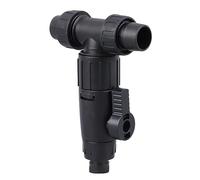 Valvola per il cambio dell'acqua dell'acquario Valvola di controllo del flusso dell'acqua a 3 vie Connettore per il cambio dell'acqua del serbatoio dei pesci per acquari domestici