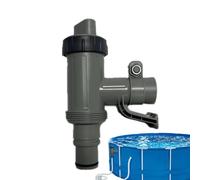 Valvola Per Piscina Adattatore Con Stantuffo Resistente Ed A Prova Di | Parti Di Ricambio Piscina Fuori Terra Per L'Acqua, Il Nuoto, La Casa E Gli Esterni