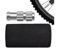 Valvola per pneumatici per bicicletta, ugello per gonfiare pneumatici con copertura in spugna, valvola adattatore pompa per bicicletta, per compressore da strada, montagna, negozio meccanico