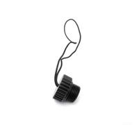 Valvola per serbatoio DIN per immersioni subacquee con coperchio filettato in alluminio 6061 per protezione tappo di protezione colore nero con calibro 5/8-14nps e dimensioni compatte da 35 mm per una