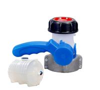 Valvola Per Serbatoio Tote,Sostituzione Connettore Valvola 6,1 Cm | Tenuta Stagna con Guarnizione in Silicone Controllo Uscita di Precisione per Principianti Professionisti
