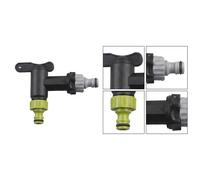 Valvola plastica Quick Connect 3/4 filettatura dritta per torre acqua e tubo per