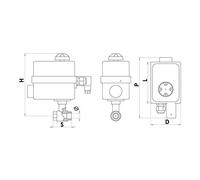 Valvola PN40 3/4" con pannello - 1 PZ Osculati - 17.240.03 - 1724003