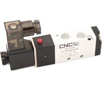 Valvola pneumatica a 5/2 vie, 1/8", 12 Volt DC, valvola direzionale CNCTEC EcoLine 5/2 (12 Volt DC)