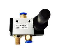 Valvola pneumatica a leva manuale a 3 vie 2 posizioni 1/8 1/4 normalmente chiusa 3H210-08 3H310-10 3H410-15 1 pz(With 8mm Fittings,3H410-15)