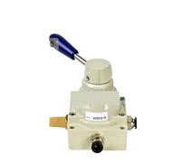 Valvola pneumatica a leva manuale a 4 vie e 2 posizioni 4HV310-10/08 Porta 3/8" 1/4" filettatura Valvola di controllo manuale azionata manualmente(1/4",With fittings 10mm)