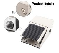 Valvola pneumatica a pedale G1/4 design filettato per facile utilizzo e configur