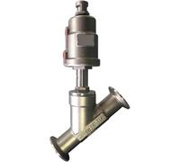 Valvola pneumatica a sede angolare DN25 DN40 DN32 DN50 16bar Acciaio inossidabile 304 con tenuta in PTFE(DN50 Normally Closed Single)