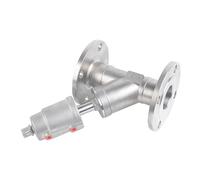 Valvola pneumatica a sede angolare flangiata in acciaio inossidabile DN65 Valvole pneumatiche normalmente chiuse(OPEN-SINGLE ACTING)