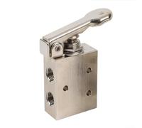 Valvola pneumatica ad aria a 35 vie meccanica a 2 posizioni, 4 tipi con anti perdite e ad alta resistenza (TAC2-41PP (TAC2-2P (pulsante))