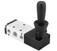 Valvola pneumatica della leva di 3 posizioni con 5 porti per il controllo industriale del flusso d'aria e la regolazione della direzione