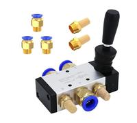 valvola pneumatica di estrazione manuale Valvola manuale con interruttore pneumatico 4H210-08 Controllo del cilindro di inversione a cinque vie a due posizioni(4H210-08-PC4-KIT)