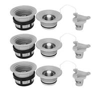 Valvola pneumatica gonfiabile, 3Pcs kit di sostituzione, resistente all'acqua e facile da installare, per kayak gonfiabili, imbarcazioni a remi, tende e attività outdoor