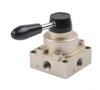 Valvola pneumatica manuale HV-03 3/8 NPT aria compressa | Controllo a 3 vie, posizionamento preciso, sensibile alla maniglia, per attuatori, connettore da 3/8"