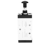 Valvola pneumatica pneumatica durevole di posizione 5 di modo della lega di alluminio 2 dell'elettrovalvola a solenoide 4R31010 della leva della mano per il filo a pollici di automazione industriale