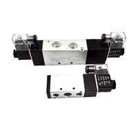 Valvola pneumatica serie 4V 5/2 5/3 Controllore valvole 4V210-08 4V220-08 4V330C-10 Aria Elettromagnetica AC220V DC24V 12V(4V210-08,AC24V)