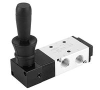 Valvola pneumatica Valvola di comando manuale pneumatica Valvola a leva a 5 vie a 3 posizioni, pressione di esercizio 0~0,8 MPa(4H230-08)