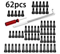 Valvola Pneumatico Manubrio Set Estrattore 62PCS con Core per Lawn Equipment