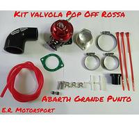 Valvola Pop Off Regolabile ROSSA modello RS Fiat Punto Abarth