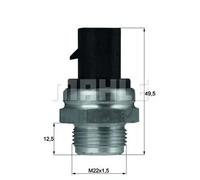 Valvola pressione olio TSW 13D MAHLE per OPEL CORSA A TR CORSA A Hatchback