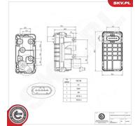 ESEN SKV 95SKV487 Elemento di regolazione, Turbocompressore