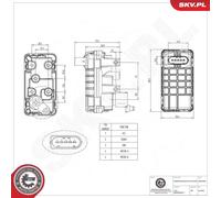 Valvola pressione sovralimentazione elettrico 95SKV508 ESEN SKV